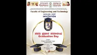 Sharnbasva University - Graduation Day Ceremony - 5th Jan 2025 (APPA IET, KALABURAGI) Afternoon