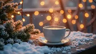 Уютный зимний кофейный джаз | Счастливое январское утро | Позитивная музыка пианино Босса Нова