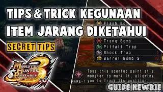 Tips & Tricks for Using Rarely Known Items - Monster Hunter Portable 3rd