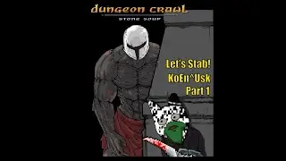 DCSS Dungeon Crawl Stone Soup | Beginner's Tutorial: Let's Stab! Part 1