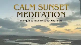 Sunset baltic sea calm sound meditation