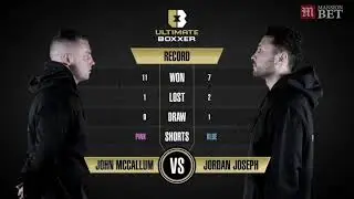 John McCallum V Jordan Joseph Speed Challenge #Ultimateboxxer