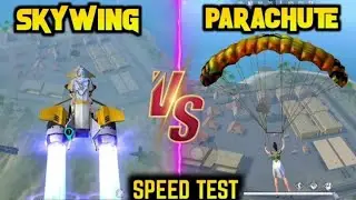 SKYWING VS PARACHUTE | LAINDING SPEED TEST | GARENA FREE FIRE
