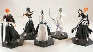 bleach figure figures anime keychain ichigo kurosaki set Ulquiorra Rukia Uryuu 29-9-13