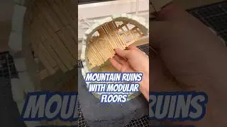 Mountain Ruins with modular floors ⛰️ for DnD & Warhammer #dndterrain #warhammerterrain