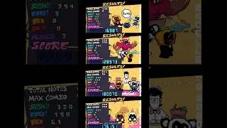 FNF SPOOKY MIX ALL RESULTS SCREENS #fnf #fnfmod #gaming #spookymonth