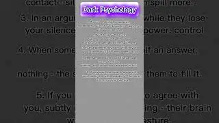 5 Dark Psychology Tricks That Instantly Control Conversations