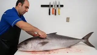 🎣 Как филировать гигантскую красномясную рыбу, как профессионал