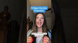9 Signs 🔥you operate in the 🕊️spiritual gift of prophecy! #prophetic #propheticpeople #jesus