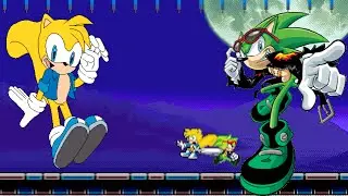Mugen Ray the Flying Squirrel Vs Scourge The Hedgehog