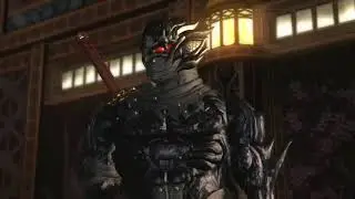 Ninja Gaiden 2 Chap. 1 Boss w/Lunar Staff.