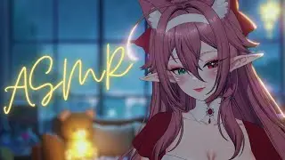 ASMR for falling asleep~ [breathing] [ear massage] [whispers] [positive affirmations] [heartbeats]