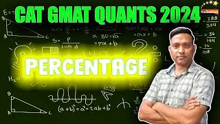 PERCENTAGE | SET THEORY | CAT GMAT | VerbalHub