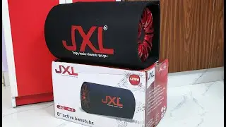 JXL 8018 8 Inch Active Bass Tube Subwoofer with Inbuilt Amplifier 4200W - Unboxing And Review