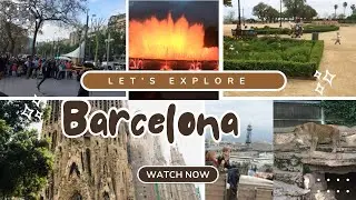 Barcelona Spain Holiday Vlog | La Sagrada Familia | Zoo | Water Fountain | MontJu&iuml;c Hill |Las Rambla