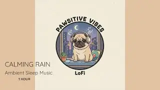 Calming Rain & Ambient Music for Dogs 🌧️ Anxiety Relief & Deep Sleep (1 Hour)