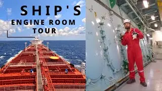 Ship's Engine Room Tour with Oiler , How we start our day in the Engine Room,