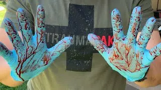 The right gloves for a blood sweep.