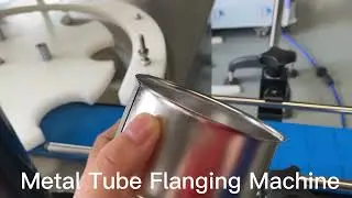 Automatic Metal Can Flanging Machine, Metal Container Flanger Machine, Tin Tube Expanding machine