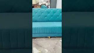 Only🔥Seven Seater L Type Sofa Set With Center Table And Puffi Luxury Looking Latest design#sofa 😎👈💯🥀