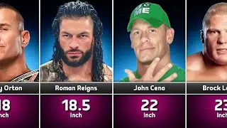 Biceps Size of Wwe Wrestlers