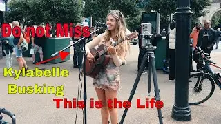 💜Kylabelle 🎶 Fantastic busking performance of This Is the Life 