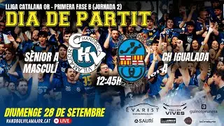S&egrave;nior A Mascul&iacute; vs Montaggio Club Handbol Igualada A . 28/09/2025 12:45