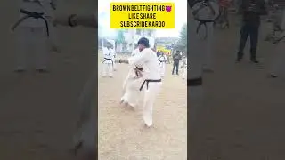 BROWN BELT FIGHTING 🤼#karatefight #brownbelt #fighterz #vairal short video