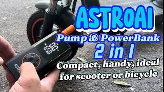 AstroAI AIRUN L7. Portable Air Compressor & Power Bank | 2‑in‑1 Tire Pump