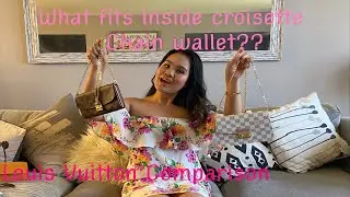 Louis Vuitton Croisette 2020 Chain Wallet | What Fits Inside???