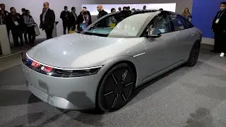 Sony Honda Mobility Inc AFEELA Prototype Electric Car Plays PS5 games 45 cameras CES 2023
