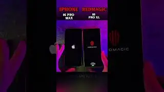 ⚡🔥 IPHONE 16 PRO MAX VS REDMAGIC 10S PRO BOOT-UP TEST!! #shorts #viralvideo