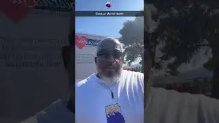 The ladies of SistaLuv and Marc supporting Mental Health