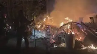 One displaced after fire rips through North Plains home