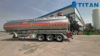 40,000 Liters Aluminum Fuel Tanker Trailer Transporta Material Inflamable