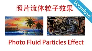 Unity3D Photo Fluid Particles Effect
