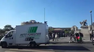 4K Video Beautiful Paris Early Autumn