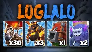 Log Launcher + 2x Yetis + Lalo! | New TH13 LogLaLo Attack Strategy | Clash of Clans