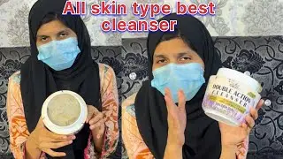 Soft touch double action cleanser review || all skin type cleanser || double action cleanser