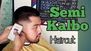 MODERN SEMI KALBO||Barber Tutorial