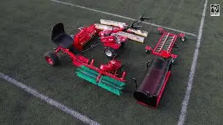 Zestaw Honda F560 do boisk ze sztuczną nawierzchnią. Przykładowa pielęgnacja boiska „Orlik”