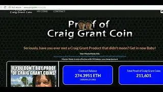 Proof Of Craig Grant (pocg)