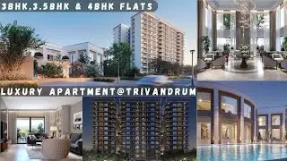 Luxury super quality Flats by Sobha Trivandrum, ആഡംബര ഫ്ലാറ്റ്, Premium Luxury 3 Bhk, 3.5 Bhk, 4 Bhk