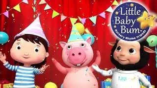 Party Time Song | Nursery Rhymes for Babies by LittleBabyBum - ABCs and 123s