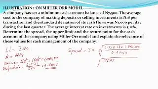CASH MANAGEMENT PM