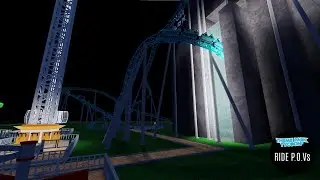 Waterfaller 3 Front Seat Ride P.O.V in Theme Park Tycoon 2
