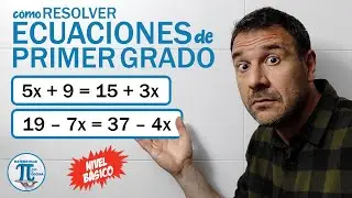ECUACIONES de PRIMER GRADO básicas | Ejercicio #3