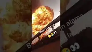 Boiler blast in factory #blast #bomb #boilers #shorts #trending #foryou