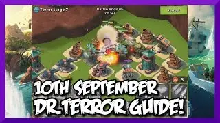 Boom Beach - Dr.Terror Guide - Stage 1-7 Volcano | 10th September | Boom Beach Event