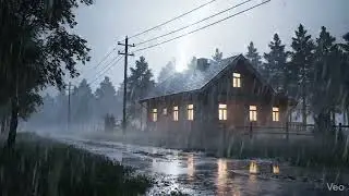 Powerful Rainstorm & Distant Thunder ⚡🌧️ 8 Hours Sleep, Relax & Anxiety Relief